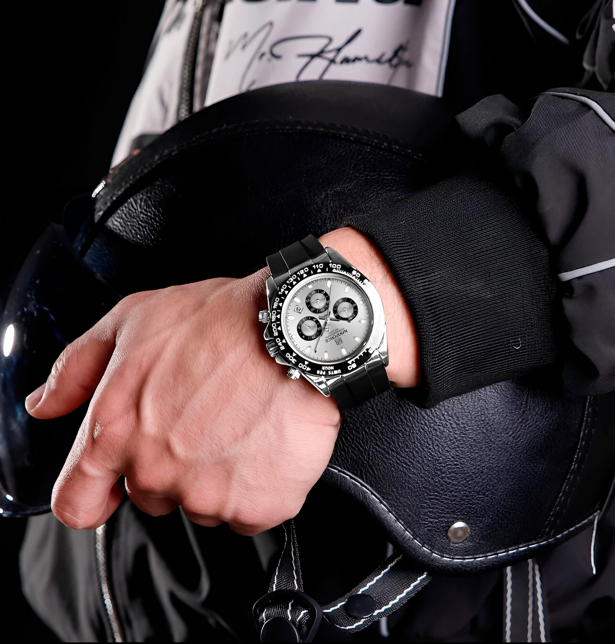 Reloj Naviforce Casual Nf8054 Goma Hombre